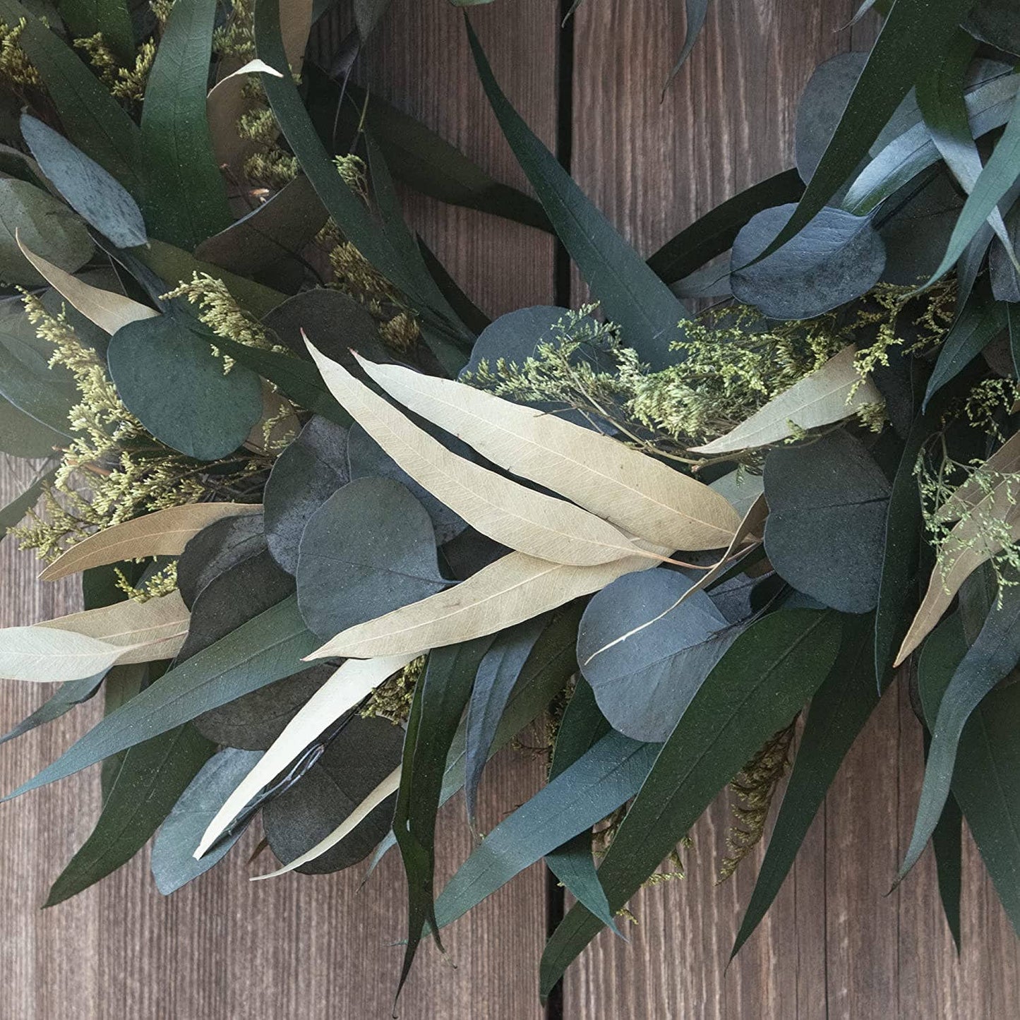 Willow and Silver Dollar Eucalyptus Wreath