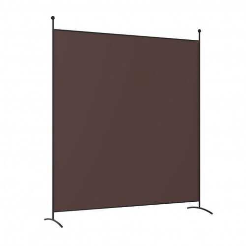 Single Panel Room Divider Privacy Partition Screen for Office Home-Coffee - Color: Coffee